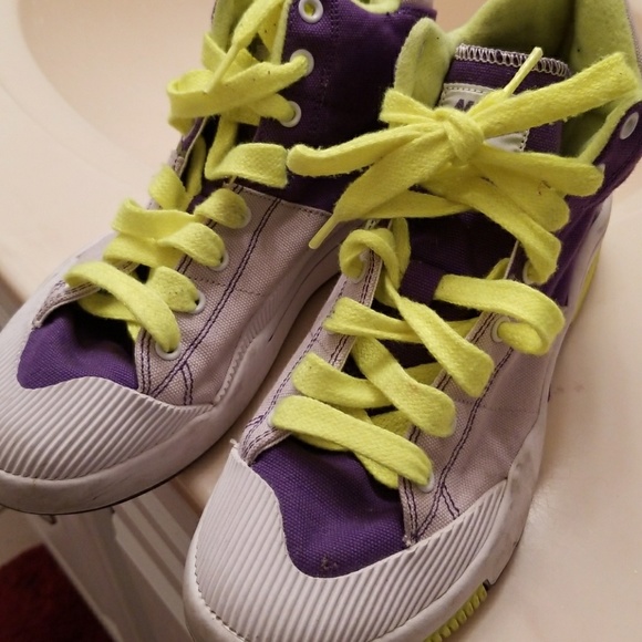SOLD!!!! Women's Nike Purp-Highlighter Sneaks - Picture 1 of 5